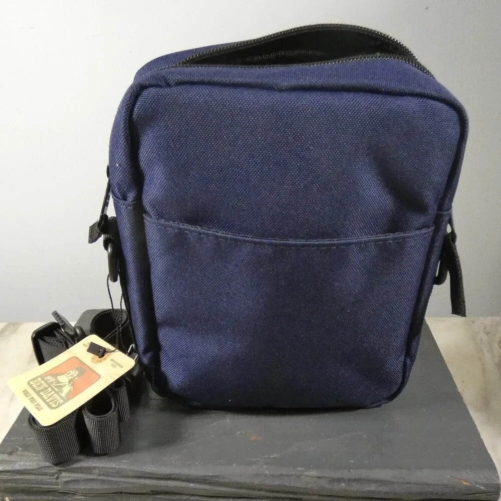 Ben Davis Waist, Shoulder Compartments Cross Body Bag Blue and Black